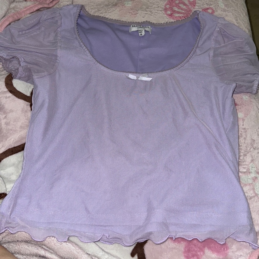 Brave soul purple tee